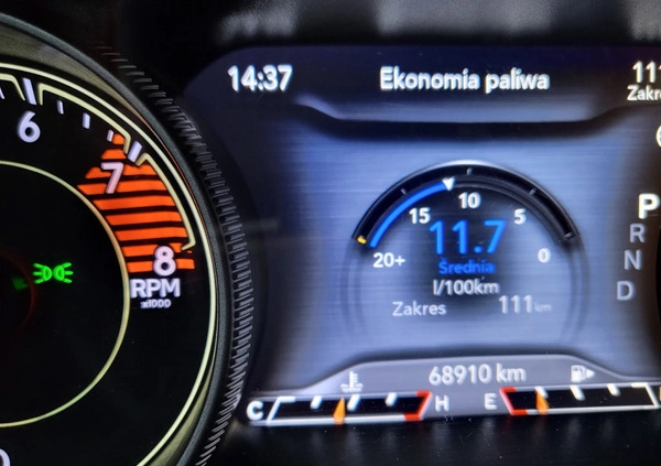 Jeep Cherokee cena 97000 przebieg: 69500, rok produkcji 2020 z Proszowice małe 16